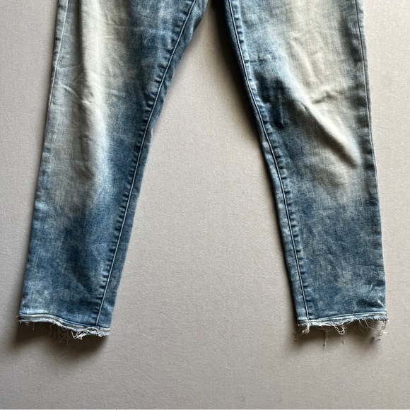 American Eagle Outfitters Next Level Flex Blue Slim Straight Jeans Sz 28 - Picture 2 of 15